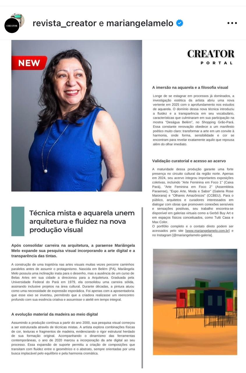 materia da revista criator